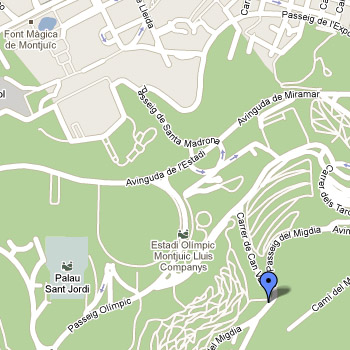 Mapa del Institut Bot�nic